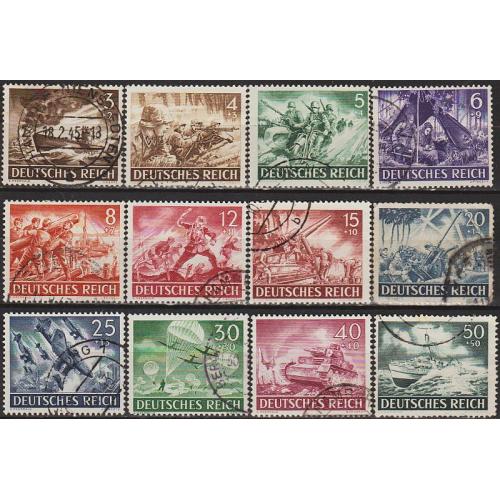 1943 - Рейх - День Вермахту Mi.831-42 _гаш