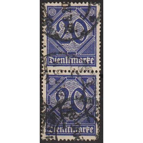 1920 - Німеччина - Службова 20 - Пара Mi.26 _5,0 €