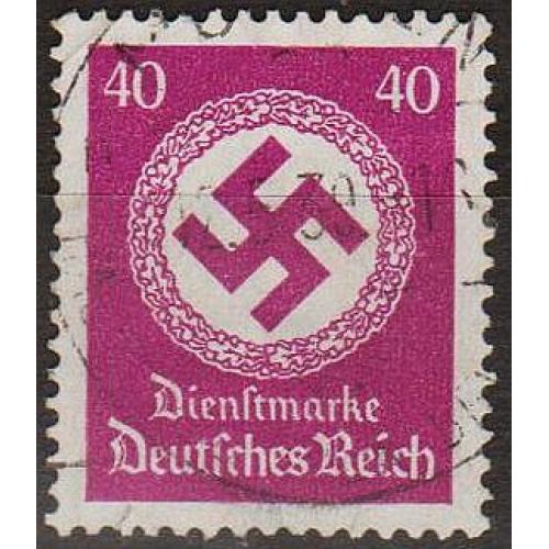 1934 - Рейх - Службова - Свастика 40 Мі.142   _2,0 € 