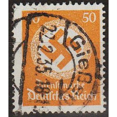 1934 - Рейх - Службова - Свастика 50 Мі.143  _5,0 € 