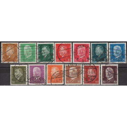 1928 - Німеччина - Стандарт - Президенти Mi.410-22 _35,0 €