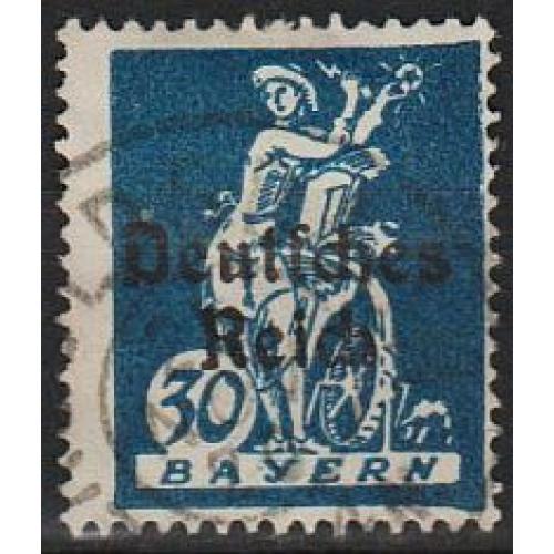 1920 - Німеччина - Стандарт - Надрук 30 Mi.123 _2,0 €