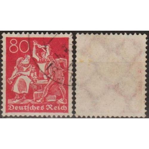  1921 - Німеччина - Стандарт 80 - wmk.2 Mi.186   _75,0 € !