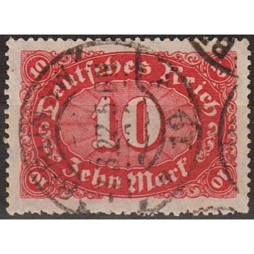 1921 - Німеччина - Стандарт - Цифри 10 Mi.175  _4,0 €