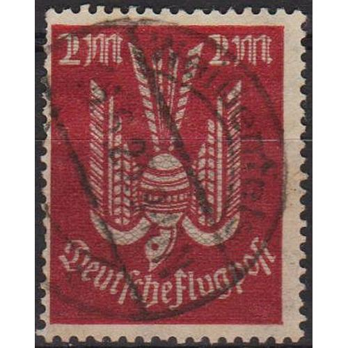 1922 - Німеччина - Авіапошта - Голуб 2 Mi.216 _гаш _5,0 €