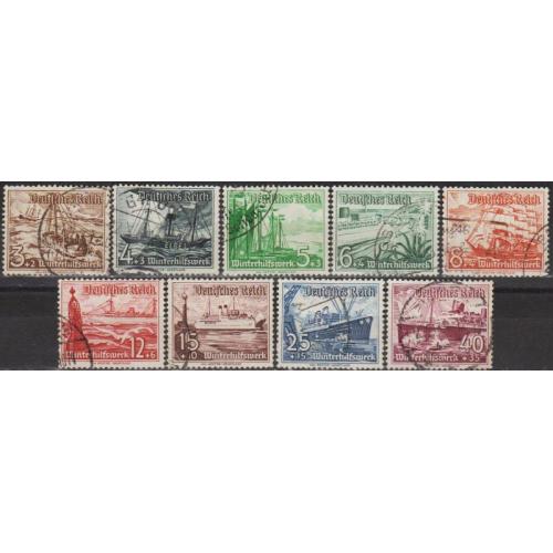 1937 - Рейх - Кораблі Mi.651-59 _25,0 €