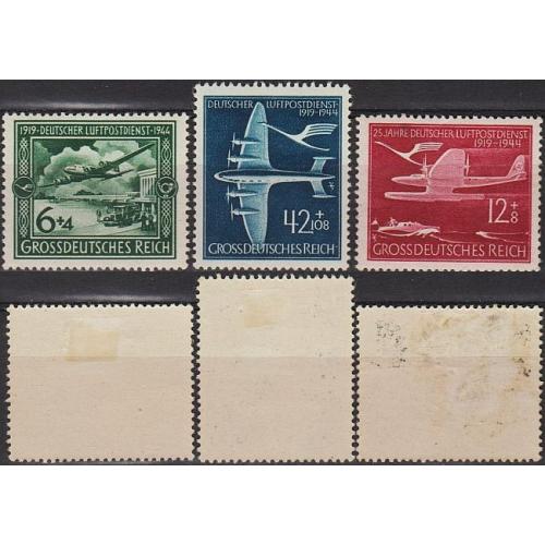 1944 - Рейх - 25 років авіапошти Mi.866-68 *