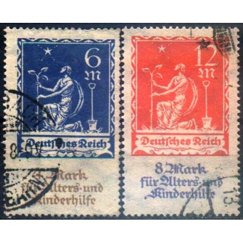 1922 - Німеччина - Допомога Mi.233-34 - 60,0 Євро - повна