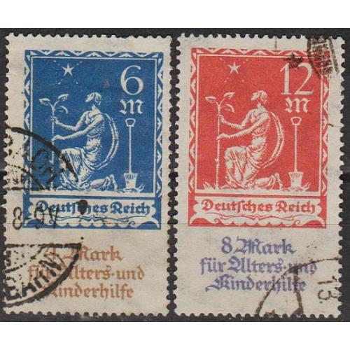 1922 - Німеччина - Допомога Mi.233-34 - 60,0 Євро - повна
