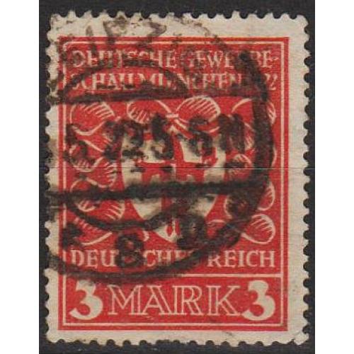 1922 - Німеччина - Торговий ярмарок в Мюнхені  3 Mi.201  _2,50 €