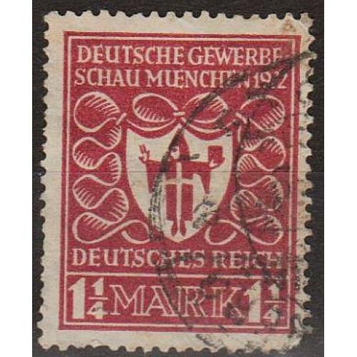 1922 - Німеччина - Торговий ярмарок в Мюнхені Mi.199 _2,50 €