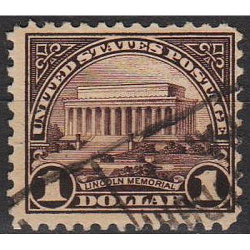 1922 - США - Меморіал Лінкольна 1 Mi.283 _гаш