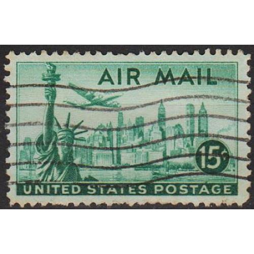 1947 - США - Авіапошта 15 Mi.561 _гаш