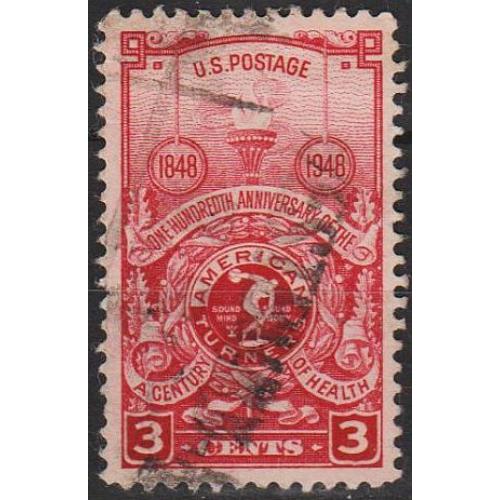 1948 - США - 100 років асоціації гімнастики Mi.592 _гаш