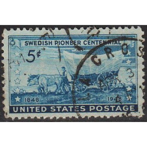 1948 - США - Шведські піонери Mi.570 _гаш