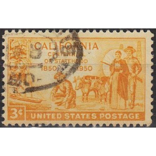 1950 - США - 100 років Каліфорнії Mi.615 _гаш