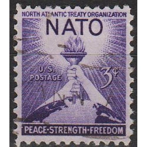 1952 - США - НАТО Mi.627 _гаш