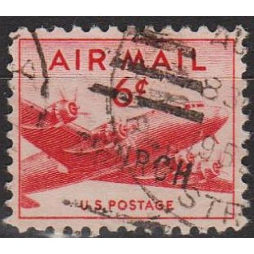 1947 - США - Авіапошта 6 Mi.553 _гаш