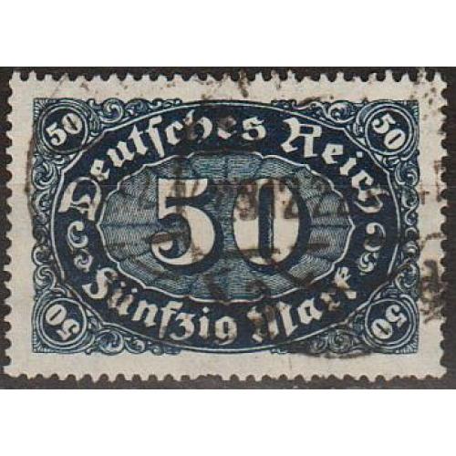1922 - Стандарт - Німеччина - Деномінація 50 wmk.2 Mi.246 _2,0 €
