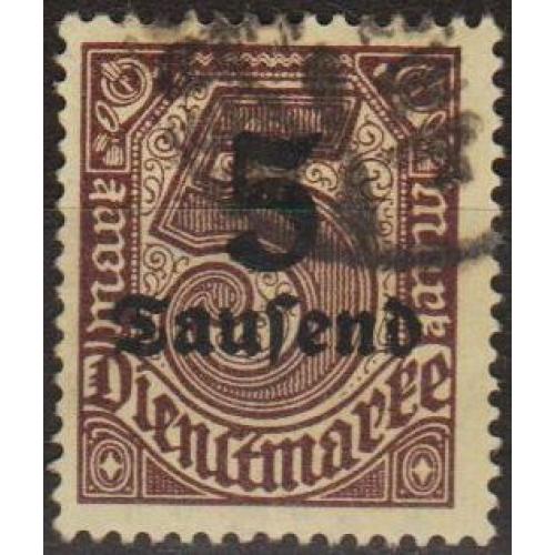 1923 - Німеччина - Доплатна - Надрук 5 Mi.89  _4,0 €
