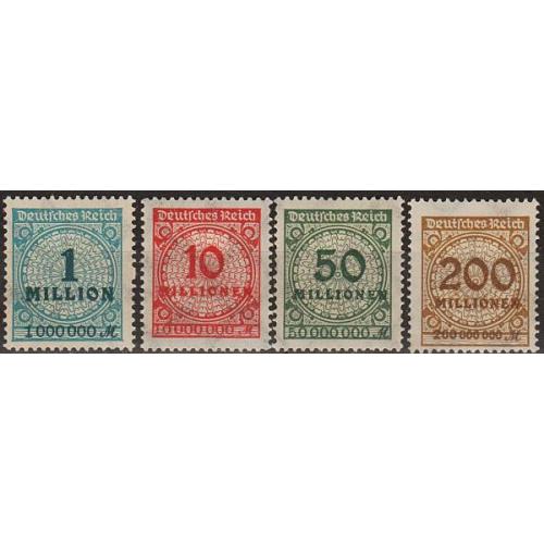 1923 - Німеччина - Стандарт - Деномінація Mi.314-23 *