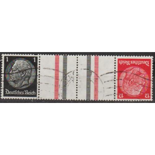 1934 - Рейх - Стандарт - Гінденбург KZ 23 Mi.512 519 _гаш _8,0 €
