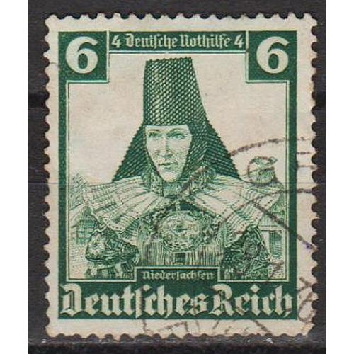 1935 - Рейх - Народні костюми 6 Mi.591 - гаш