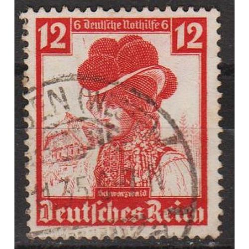 1935 - Рейх - Народні костюми 12 Mi.593 _гаш