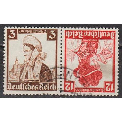 1935 - Рейх - Народні костюми K 26 Mi.588 593 _гаш