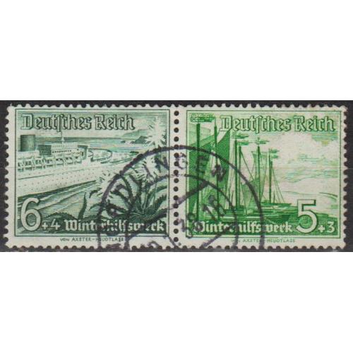 1937 - Рейх - Зимова допомога - Кораблі - W 123 Mi.654 653 _гаш