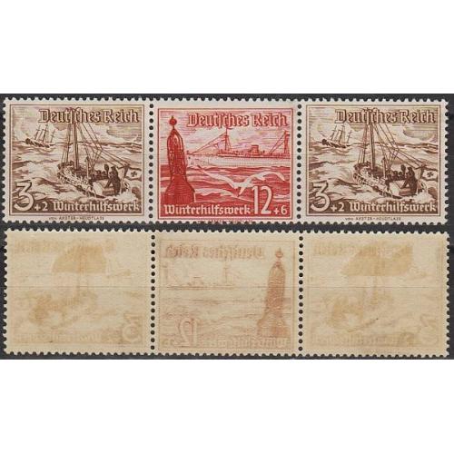 1937 - Рейх - Зимова допомога - Кораблі W 132 Mi.651 656 651 *