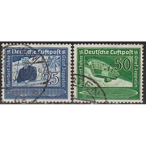 1938 - Рейх - 100 років Цеппеліна Mi.669-70 _4,0 €