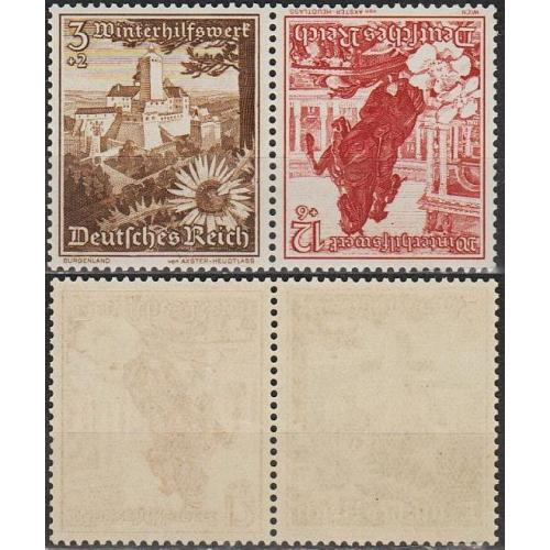 1938 - Рейх - Зимова допомога - Пейзажі - K 34 Mi.675 680 **