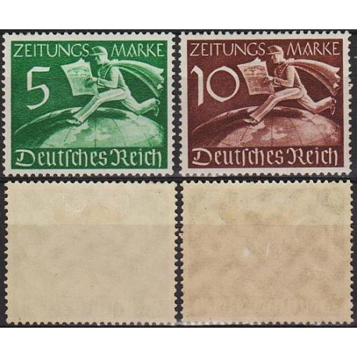 1939 - Рейх - Газетні марки Z.738-739 *