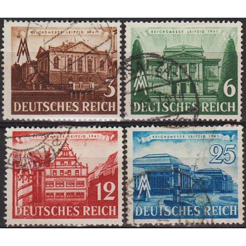 1941 - Рейх - Ярмарок в Лейпцигу Mi.764-67 _6,0 €