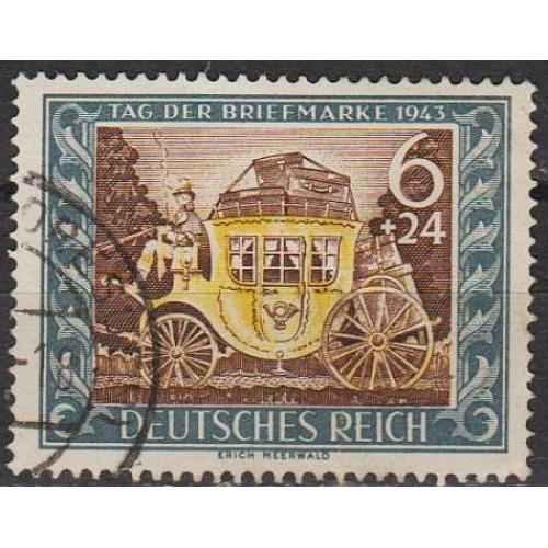 1943 - Рейх - День марки Mi.828 _гаш