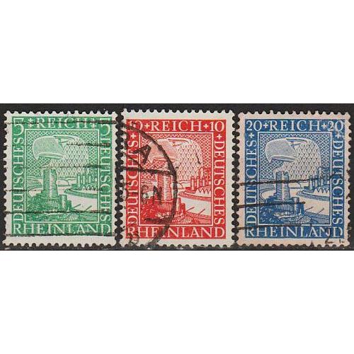 1925 - Німеччина - 1000 років Рейнланда Mi.372-74  _2,40  €