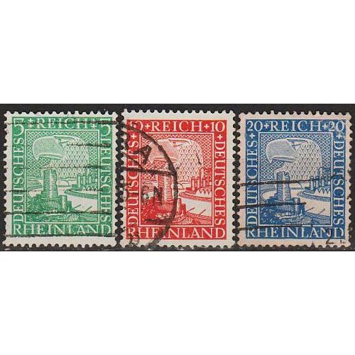 1925 - Німеччина - 1000 років Рейнланда Mi.372-74  _2,40  €