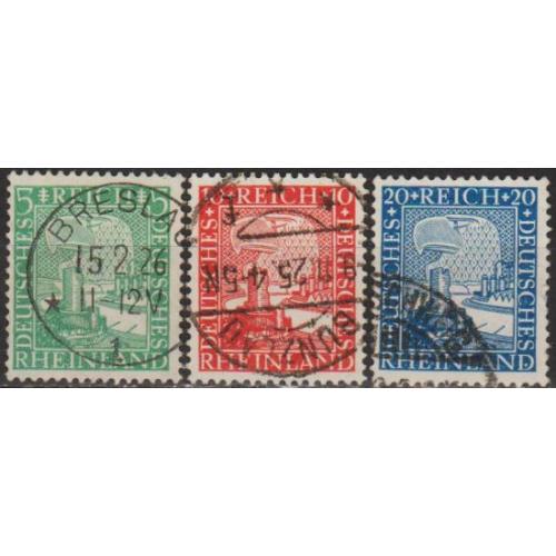 1925 - Німеччина - 1000 років Рейнланда Mi.372-74  _2,40  €