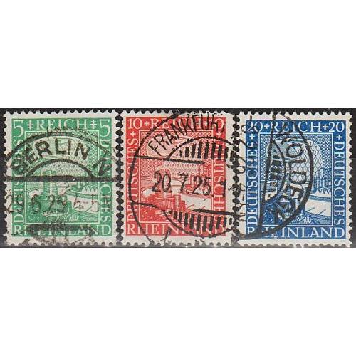 1925 - Німеччина - 1000 років Рейнланда Mi.372-74  _2,40  €