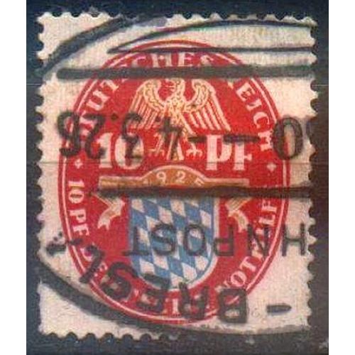 1925 - Німеччина - Допомога - Герби - Баварія Mi.376 _7,50 €