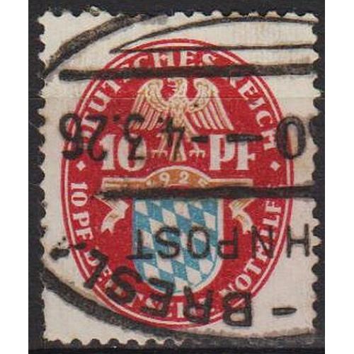 1925 - Німеччина - Допомога - Герби - Баварія Mi.376 _7,50 €