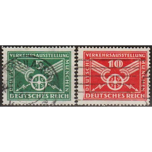 1925 - Німеччина - Виставка транспорту - Мюнхен Mi.370-71  _27,0 €