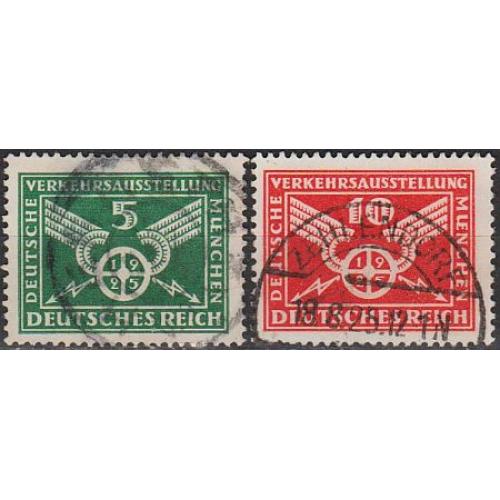 1925 - Німеччина - Виставка транспорту - Мюнхен Mi.370-71  _27,0  €