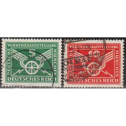 1925 - Німеччина - Виставка транспорту - Мюнхен Mi.370-71  _27,0  €