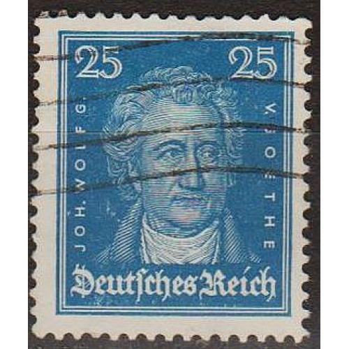 1926 - Німеччина - Відомі німці - Гете 25 Mi.393  _1,20 €