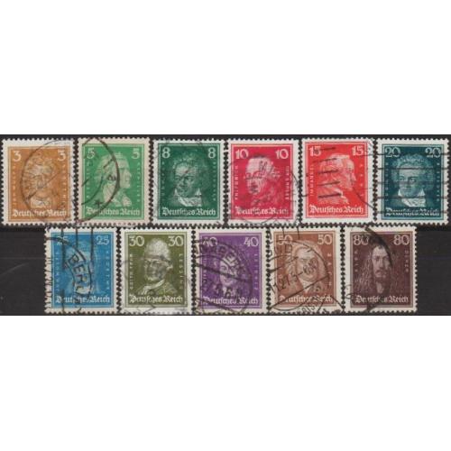 1926 - Німеччина - Відомі німці Mi.385-97 _23,30 €