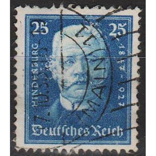 1927 - Німеччина - 80 років Гінденбурга 25 Mi.405 _28,0 €
