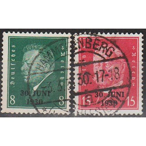 1930 - Німеччина - Рейнланд - надруки Mi.444-45 _2,40 €