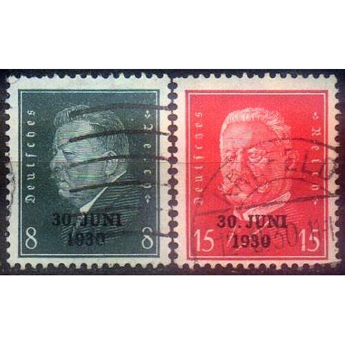 1930 - Німеччина - Рейнланд - надруки Mi.444-45 _2,40 €